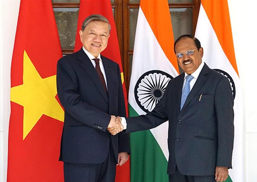 Việt Nam - Ấn Độ đẩy mạnh hợp tác trong lĩnh vực an ninh